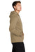 Sport-Tek F244 Mens Sport-Wick Moisture Wicking Fleece Hooded Sweatshirt Hoodie Coyote Brown Model Side