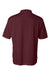 Sierra Pacific 0469 Mens Moisture Wish Mesh Short Sleeve Polo Shirt Maroon Flat Back