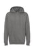 Independent Trading Co. IND4000 Mens Hooded Sweatshirt Hoodie Heather Gunmetal Grey Flat Front