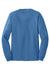 Hanes 5586 Mens ComfortSoft Long Sleeve Crewneck T-Shirt Carolina Blue Flat Back