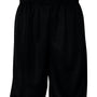 Badger Mens Pro Mesh Shorts w/ Pockets - Black