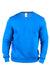 Threadfast Apparel 320C Mens Ultimate Fleece Crewneck Sweatshirt Royal Blue Flat Front