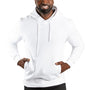 Threadfast Apparel Mens Ultimate Fleece Hooded Sweatshirt Hoodie w/ Pockets - White