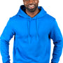 Threadfast Apparel Mens Ultimate Fleece Hooded Sweatshirt Hoodie w/ Pockets - Royal Blue