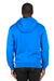 Threadfast Apparel 320H Mens Ultimate Fleece Hooded Sweatshirt Hoodie w/ Pockets Royal Blue Model Back