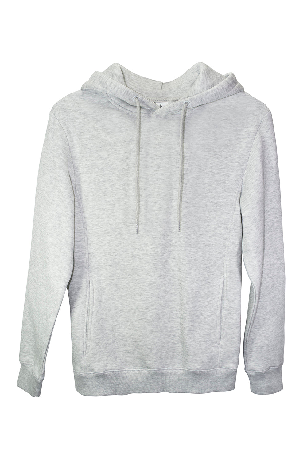 Threadfast Apparel 320H Mens Ultimate Fleece Hooded Sweatshirt Hoodie w/ Pockets Heather Oatmeal Flat Front