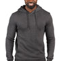 Threadfast Apparel Mens Ultimate Fleece Hooded Sweatshirt Hoodie w/ Pockets - Heather Charcoal Grey