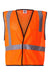 Kishigo 1193-1194 Mens Economy Single Pocket Mesh Vest Orange Flat Front