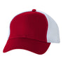 Sportsman Mens Spacer Mesh Back Adjustable Hat - Red/White - NEW