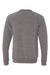 Bella + Canvas BC3901/3901 Mens Sponge Fleece Crewneck Sweatshirt Grey Flat Back