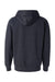 Independent Trading Co. SS4500 Mens Hooded Sweatshirt Hoodie Heather Classic Navy Blue Flat Back