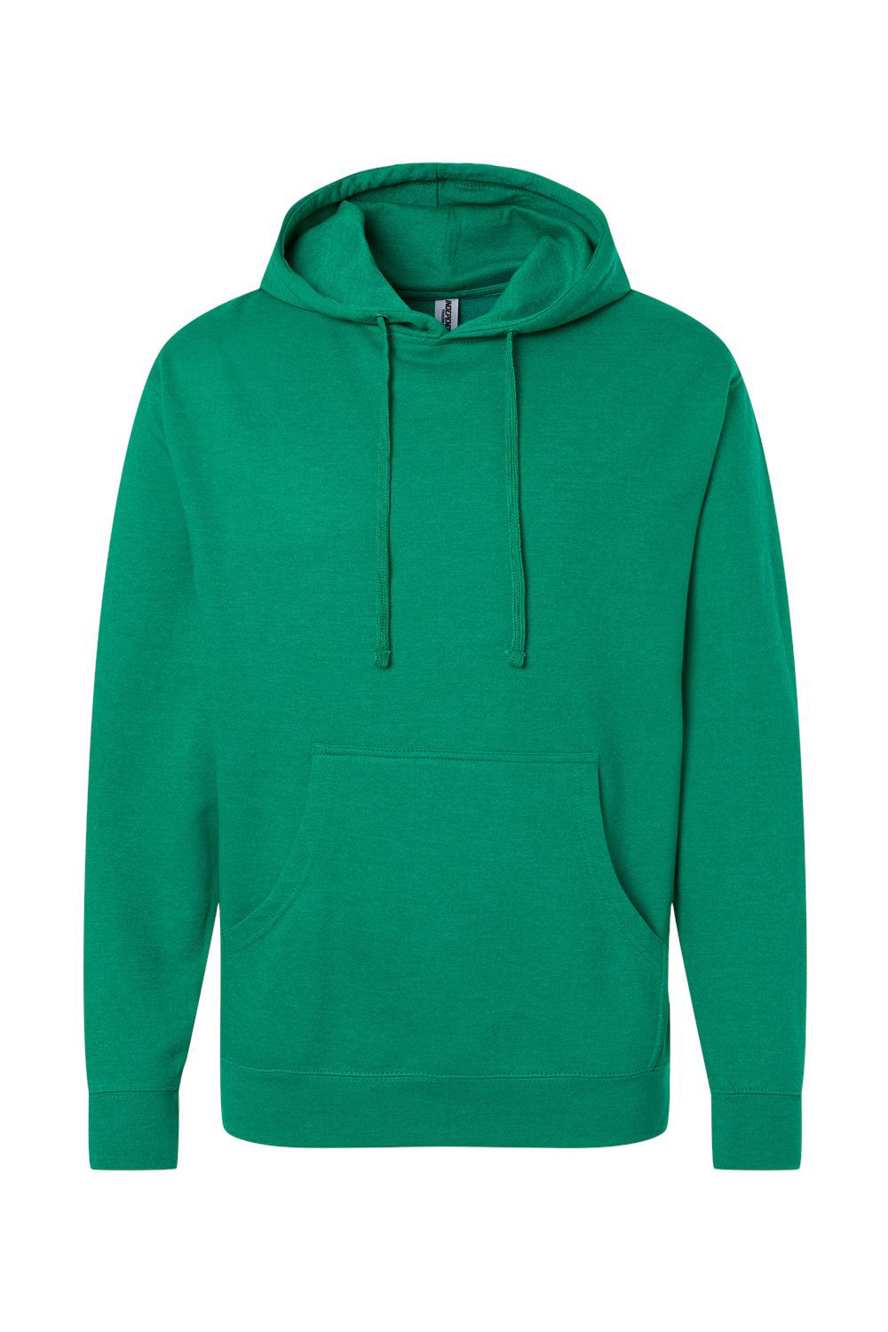 Independent Trading Co. SS4500 Mens Hooded Sweatshirt Hoodie Heather Kelly Green Flat Front