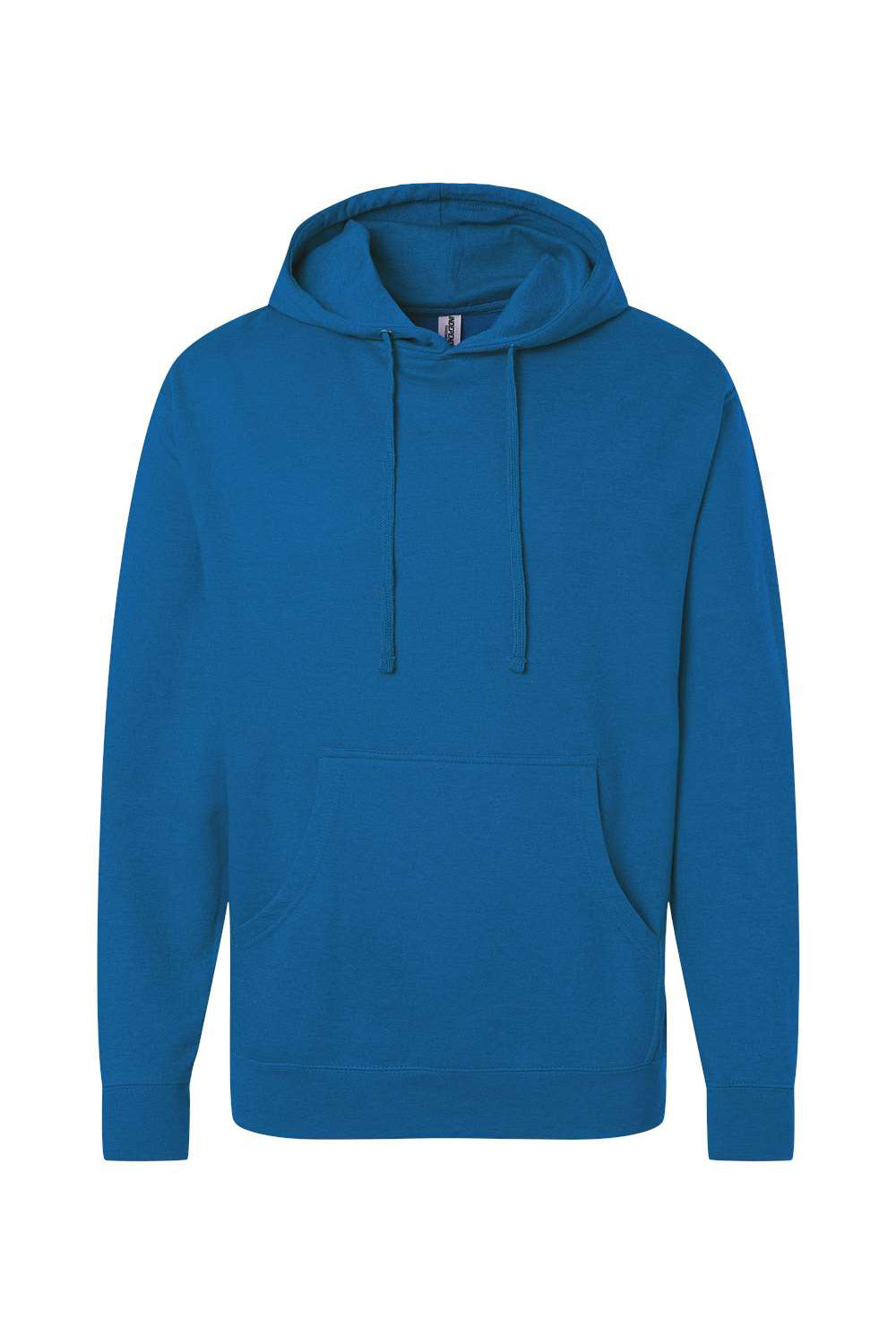 Independent Trading Co. SS4500 Mens Hooded Sweatshirt Hoodie Heather Royal Blue Flat Front