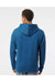 Independent Trading Co. SS4500 Mens Hooded Sweatshirt Hoodie Heather Royal Blue Model Back