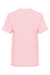 Next Level 3310 Youth Fine Jersey Short Sleeve Crewneck T-Shirt Light Pink Flat Back