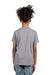 Next Level 3310 Youth Fine Jersey Short Sleeve Crewneck T-Shirt Heather Grey Model Back