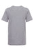 Next Level 3310 Youth Fine Jersey Short Sleeve Crewneck T-Shirt Heather Grey Flat Back