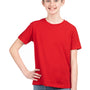 Next Level Youth Fine Jersey Short Sleeve Crewneck T-Shirt - Red