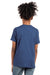 Next Level 3310 Youth Fine Jersey Short Sleeve Crewneck T-Shirt Royal Blue Model Back