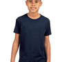 Next Level Youth Fine Jersey Short Sleeve Crewneck T-Shirt - Midnight Navy Blue