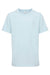 Next Level 3310 Youth Fine Jersey Short Sleeve Crewneck T-Shirt Light Blue Flat Front