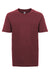 Next Level 3310 Youth Fine Jersey Short Sleeve Crewneck T-Shirt Maroon Flat Front