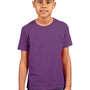 Next Level Youth Fine Jersey Short Sleeve Crewneck T-Shirt - Purple Rush