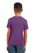 Next Level 3310 Youth Fine Jersey Short Sleeve Crewneck T-Shirt Purple Rush Model Back