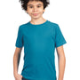 Next Level Youth Fine Jersey Short Sleeve Crewneck T-Shirt - Turquoise Blue