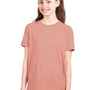 Next Level Youth Fine Jersey Short Sleeve Crewneck T-Shirt - Desert Pink