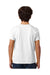 Next Level 3312 Youth CVC Jersey Short Sleeve Crewneck T-Shirt White Model Back