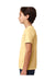 Next Level 3312 Youth CVC Jersey Short Sleeve Crewneck T-Shirt Banana Cream Yellow Model Side