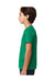 Next Level 3312 Youth CVC Jersey Short Sleeve Crewneck T-Shirt Kelly Green Model Side