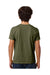 Next Level 3312 Youth CVC Jersey Short Sleeve Crewneck T-Shirt Military Green Model Back