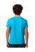 Next Level 3312 Youth CVC Jersey Short Sleeve Crewneck T-Shirt Turquoise Blue Model Back