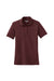 Sport-Tek L475 Womens Dry Zone Moisture Wicking Short Sleeve Polo Shirt Maroon Flat Front