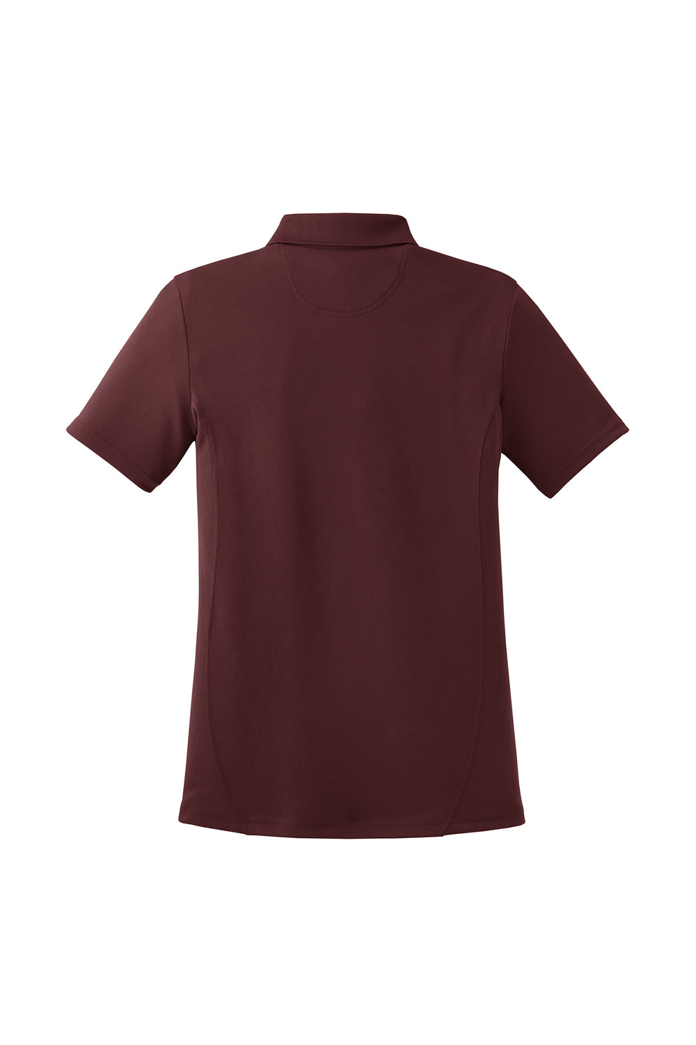 Sport-Tek L475 Womens Dry Zone Moisture Wicking Short Sleeve Polo Shirt Maroon Flat Back