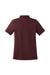 Sport-Tek L475 Womens Dry Zone Moisture Wicking Short Sleeve Polo Shirt Maroon Flat Back