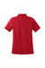 Sport-Tek L475 Womens Dry Zone Moisture Wicking Short Sleeve Polo Shirt True Red Flat Back