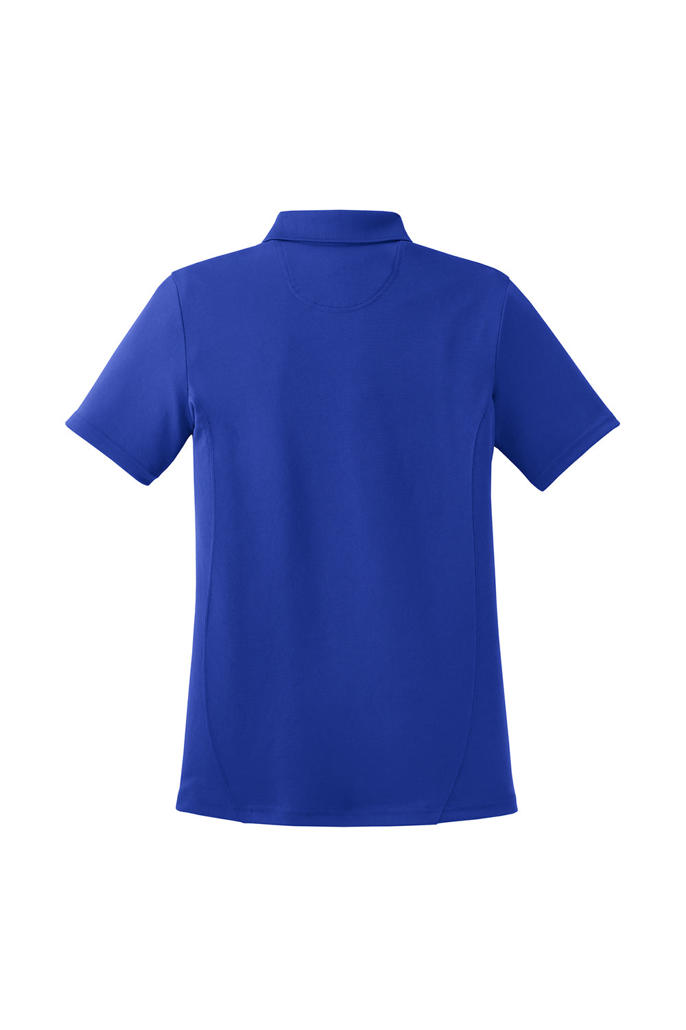 Sport-Tek L475 Womens Dry Zone Moisture Wicking Short Sleeve Polo Shirt True Royal Blue Flat Back