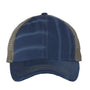 Sportsman Mens Bounty Dirty Washed Mesh Back Adjustable Hat - Ocean Blue/Sage Green - NEW