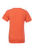 Bella + Canvas BC3001/3001C Mens Jersey Short Sleeve Crewneck T-Shirt Coral Flat Back