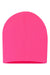 Sportsman SP08 Mens Beanie Neon Pink Flat Front