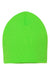 Sportsman SP08 Mens Beanie Neon Green Flat Front