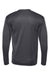 C2 Sport 5104 Mens Performance Moisture Wicking Long Sleeve Crewneck T-Shirt Graphite Grey Flat Back