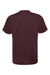 C2 Sport 5200 Youth Performance Moisture Wicking Short Sleeve Crewneck T-Shirt Maroon Flat Back