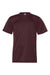 C2 Sport 5200 Youth Performance Moisture Wicking Short Sleeve Crewneck T-Shirt Maroon Flat Front