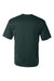 C2 Sport 5100 Mens Performance Moisture Wicking Short Sleeve Crewneck T-Shirt Forest Green Flat Back