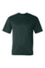 C2 Sport 5100 Mens Performance Moisture Wicking Short Sleeve Crewneck T-Shirt Forest Green Flat Front