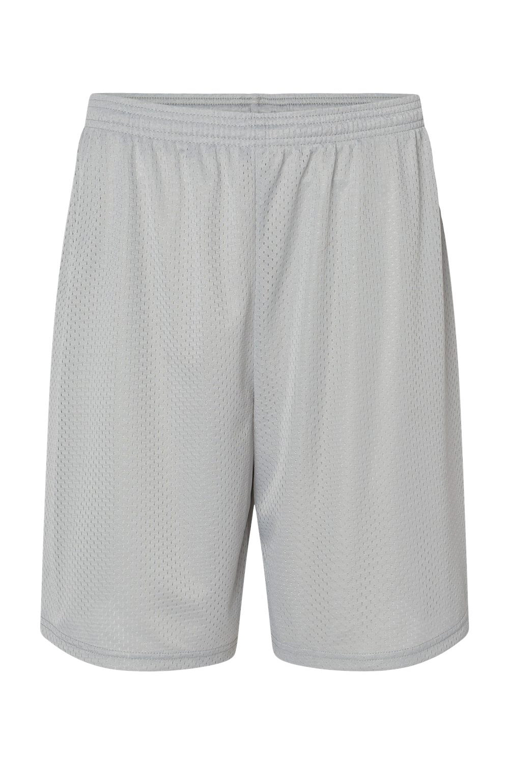 C2 Sport 5109 Mens Mesh Shorts Silver Grey Flat Front